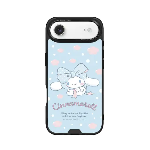 [133437017A01] HODA殼_幻石三麗鷗玻璃系列 iPhoneAir 蝴蝶結大耳狗 (3934)