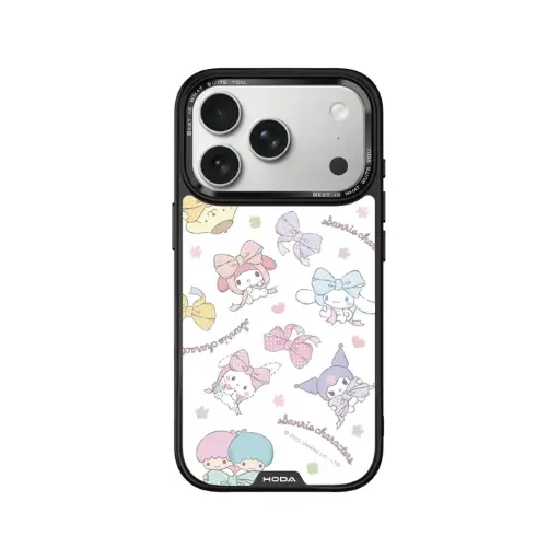 [133439017P01] HODA殼_幻石三麗鷗玻璃系列 iPhone18Pro/17Pro 童話盛宴 (4009)