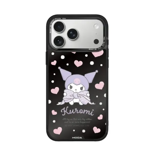 [134426017PM1] HODA殼_幻石三麗鷗黑鏡系列 iPhone18ProMax/17ProMAX 蝴蝶結酷洛米 (7864)
