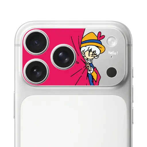 [047805717PM1] HODA 滿版鏡頭底座霧面保護貼Mr.Ocean海洋先生 iPhone17ProMAX Hellooooo (3214)